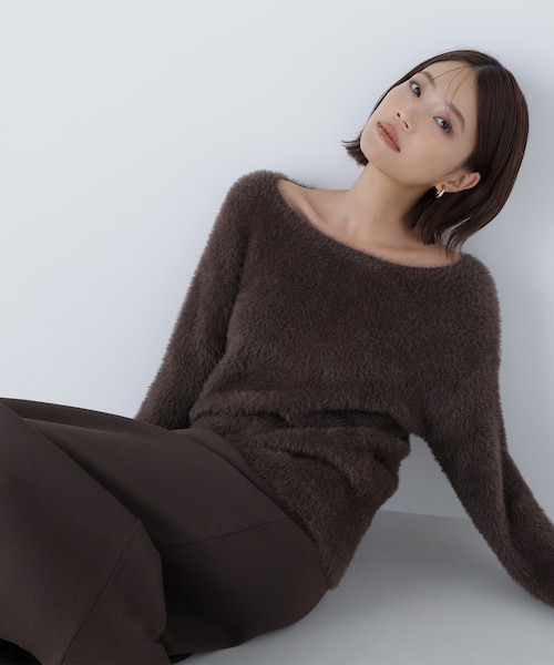 フェザーニットセットアップ｜ナチュラルビューティーベーシック