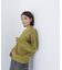 Vネックボクシーラメニット