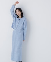 スパンコールラメニットセットアップ