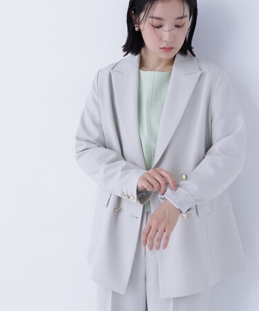 ダブルブレスト  SETUP ボクシージャケット