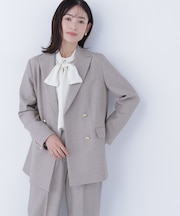 ダブルブレスト  SETUP ボクシージャケット