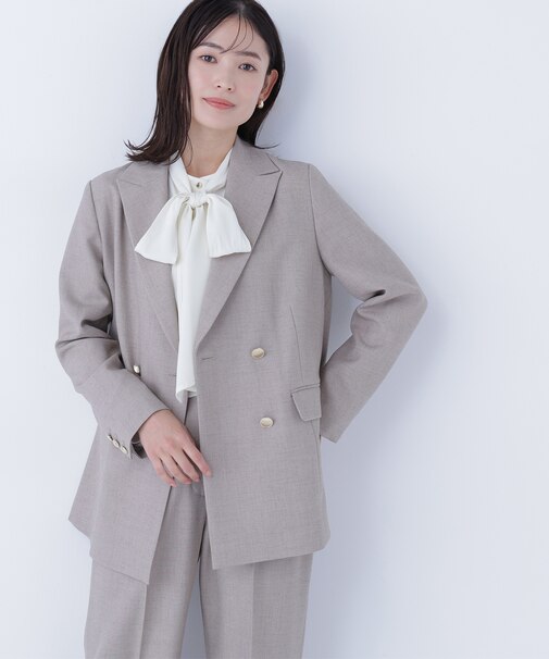 ダブルブレスト  SETUP ボクシージャケット