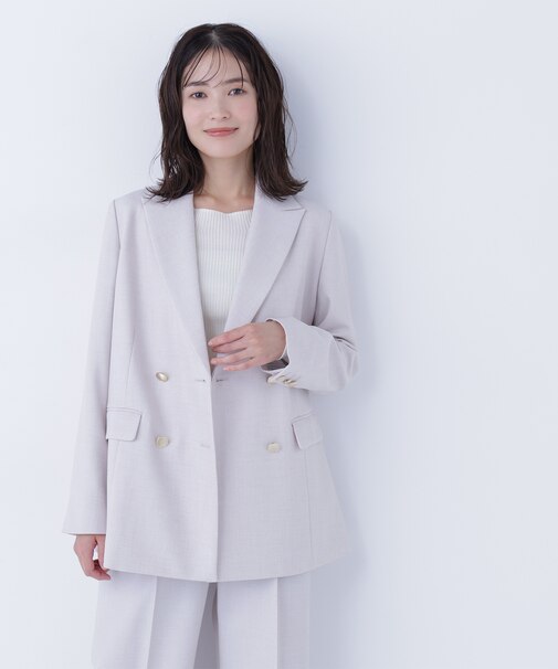 ダブルブレスト  SETUP ボクシージャケット