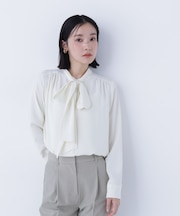 2wayリボンボウブラウス