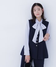 フロントボタンペプラムジレ SETUP