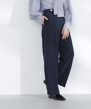 ゴールドボタンワイドパンツ