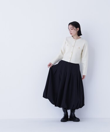 タックバルーンスカート