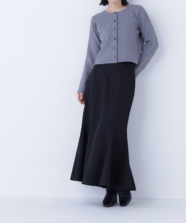 ヘム切替マーメイドスカート