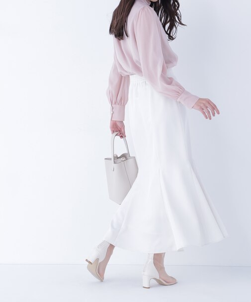 ヘム切替マーメイドスカート