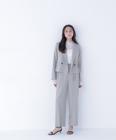 クラッシー SETUP ツータックパンツ