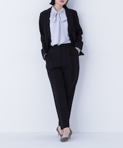 ダブルクロスストレッチ SETUP テーパードパンツ