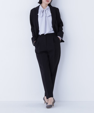 ダブルクロスストレッチ SETUP テーパードパンツ