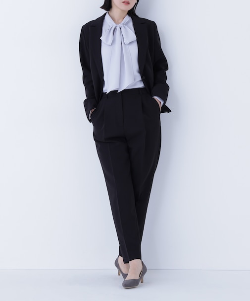 ダブルクロスストレッチ SETUP テーパードパンツ