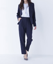 ダブルクロスストレッチ SETUP テーパードパンツ