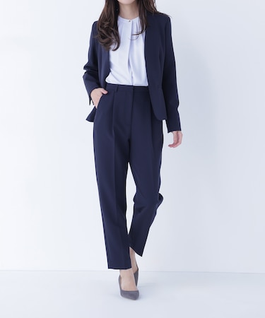 ダブルクロスストレッチ SETUP テーパードパンツ