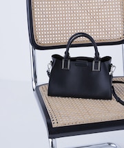 スクエアメタルトートバッグ