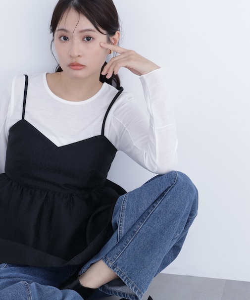 〈N.〉シアーメロウカットソー