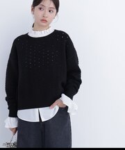 アイレットニットプルオーバー