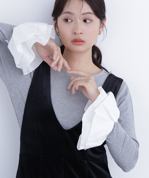 〈N.〉カフスドッキングカットソー