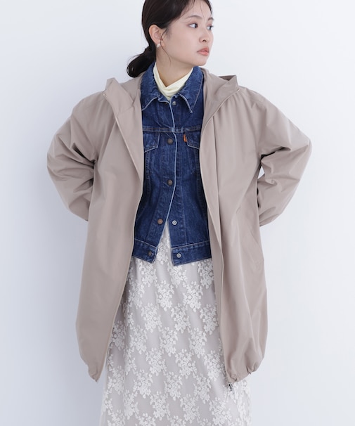 ミドルフーディーブルゾン