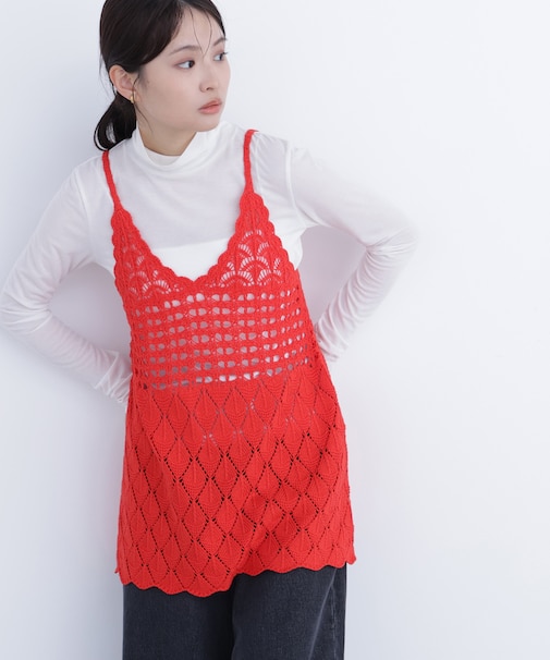 〈N.〉カギアミニットキャミソール