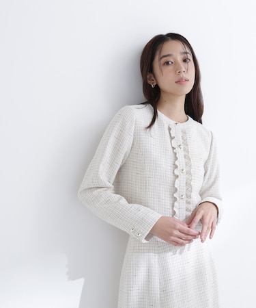 スプリングツイード SETUP ジャケット