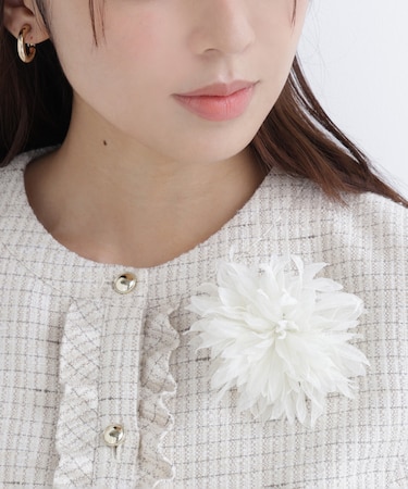 ダリアコサージュ