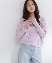 クルミボタンバイカラーアンサンブル