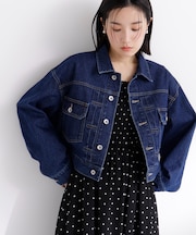 ショートデニムジャケット