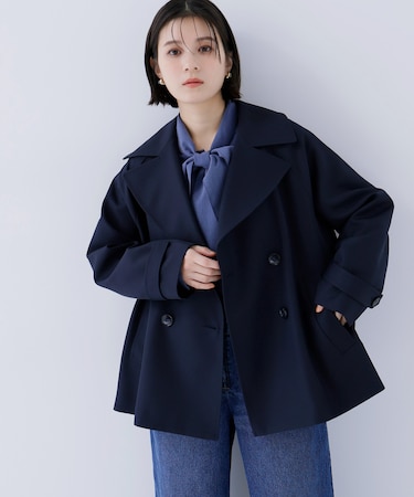 ハーフトレンチコート