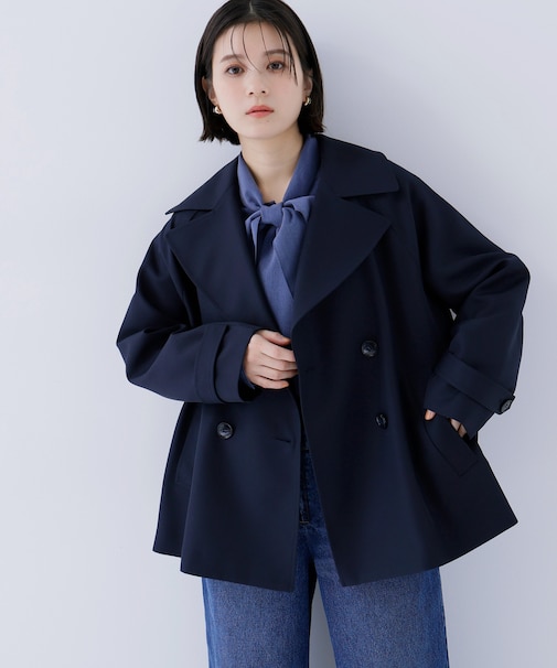 ハーフトレンチコート