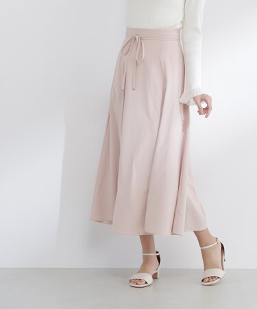 ナローリボンフレアスカート