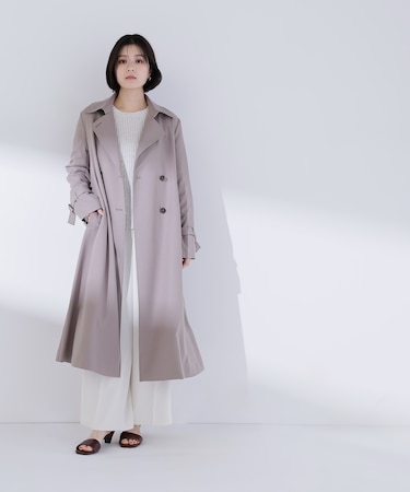 パウダーツイルトレンチコート