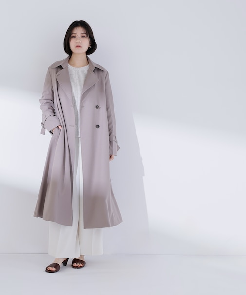 パウダーツイルトレンチコート