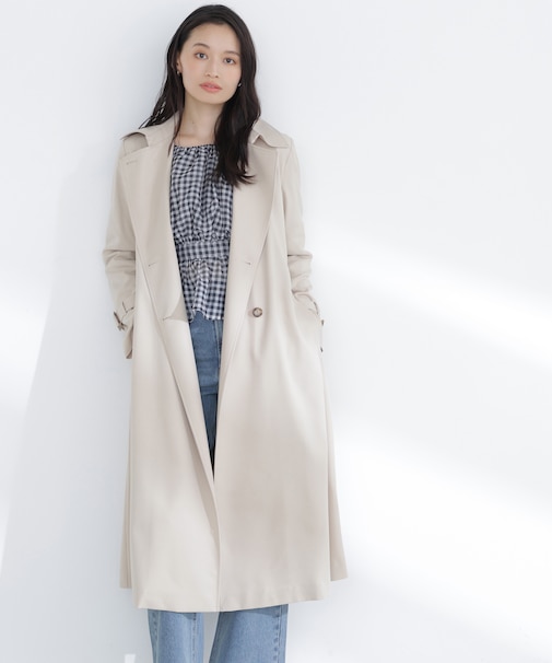 パウダーツイルトレンチコート