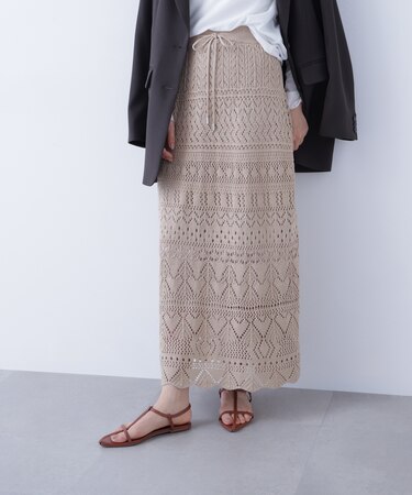 カギアミ風ニットスカート