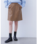 フェイクレザーミニスカート