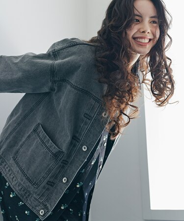 〈N.〉オーバーデニムブルゾン