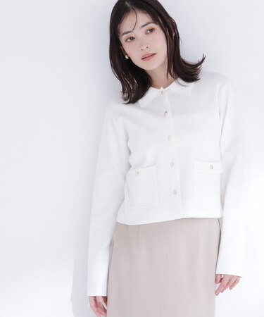 “きちんと見え上手”な襟付きニット