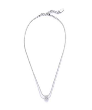 ドームストーンツインネックレス