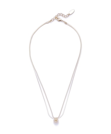 ドームストーンツインネックレス