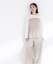 ビスチェドッキングブラウス　ブラウス