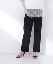 スタイルアップストレートパンツ