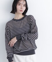 〈N.〉シアーボクシーニット