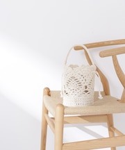 クロッシェバケットバッグ