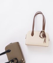 チャームデコラキャンバスボストンバッグ