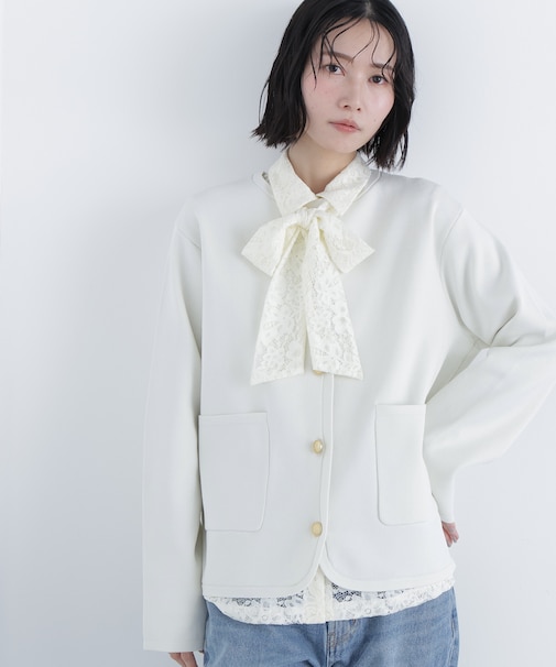 〈N.〉ゴールドボタンニットカーディガン