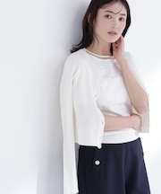 シアーラインニットアンサンブル