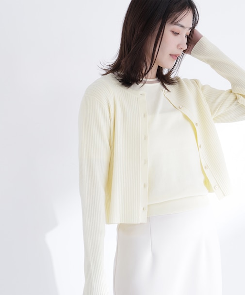 シアーラインニットアンサンブル