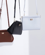 スピンロックスクエアショルダーバッグ